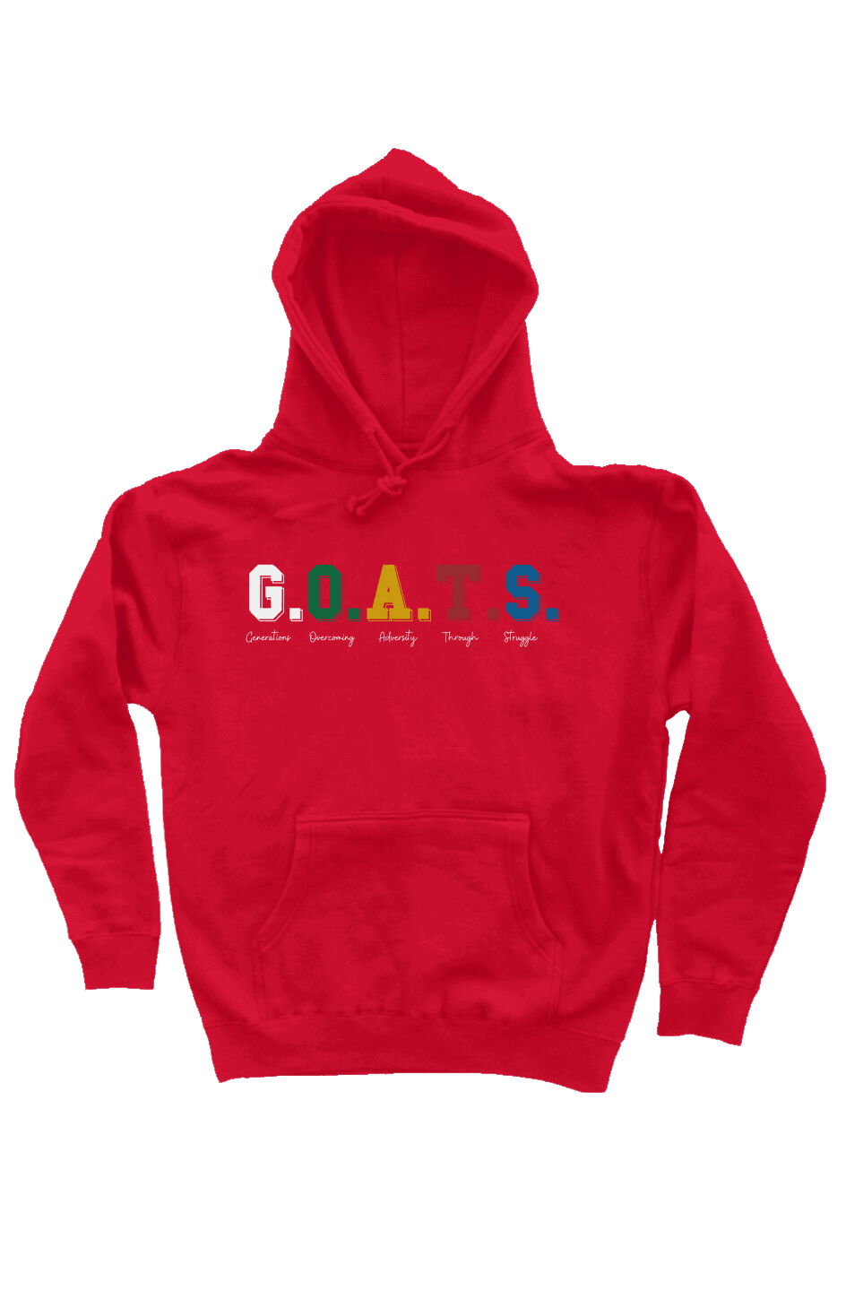 OG GOATS Hoodie - Red - GOATS LLC