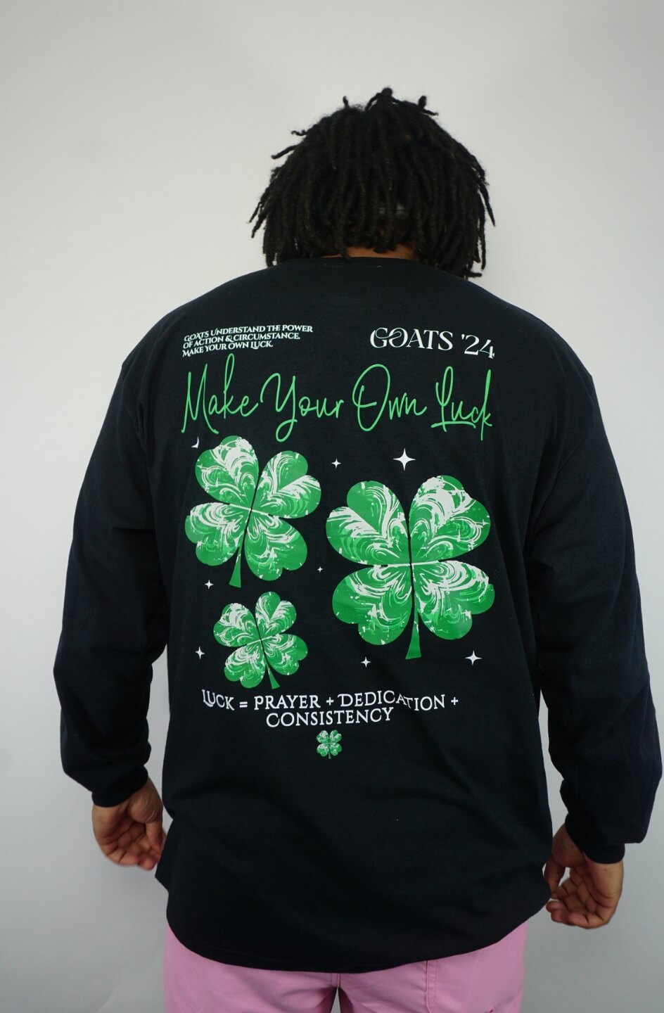 GOATS Make Your Own Luck - Black Long Sleeve