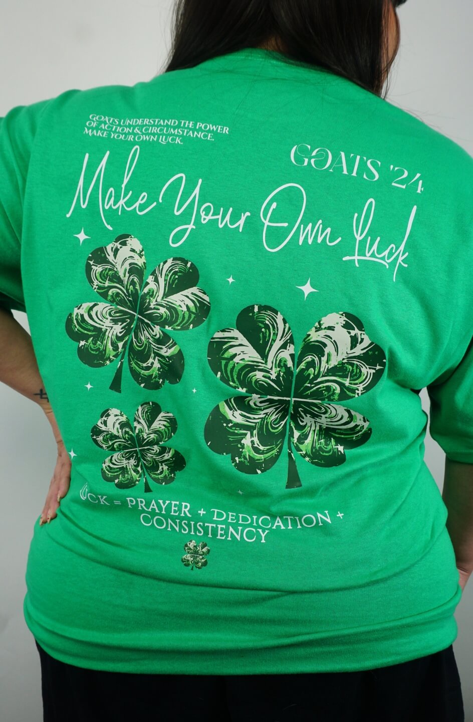 GOATS Make Your Own Luck - Irish Green Short Sleeve