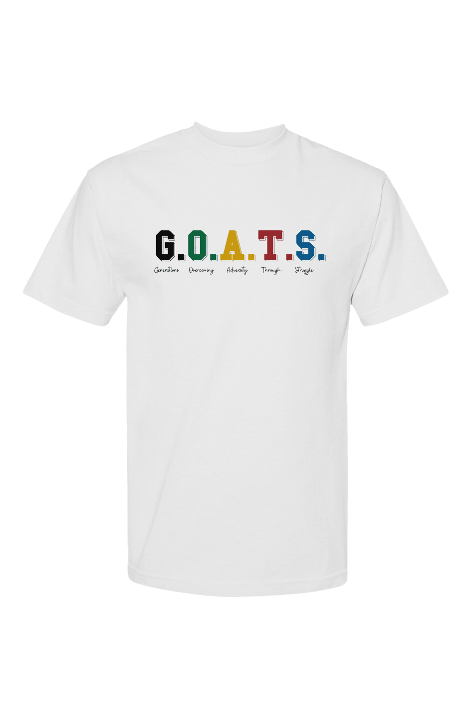 OG GOATS Streetwear Tee - White - GOATS LLC