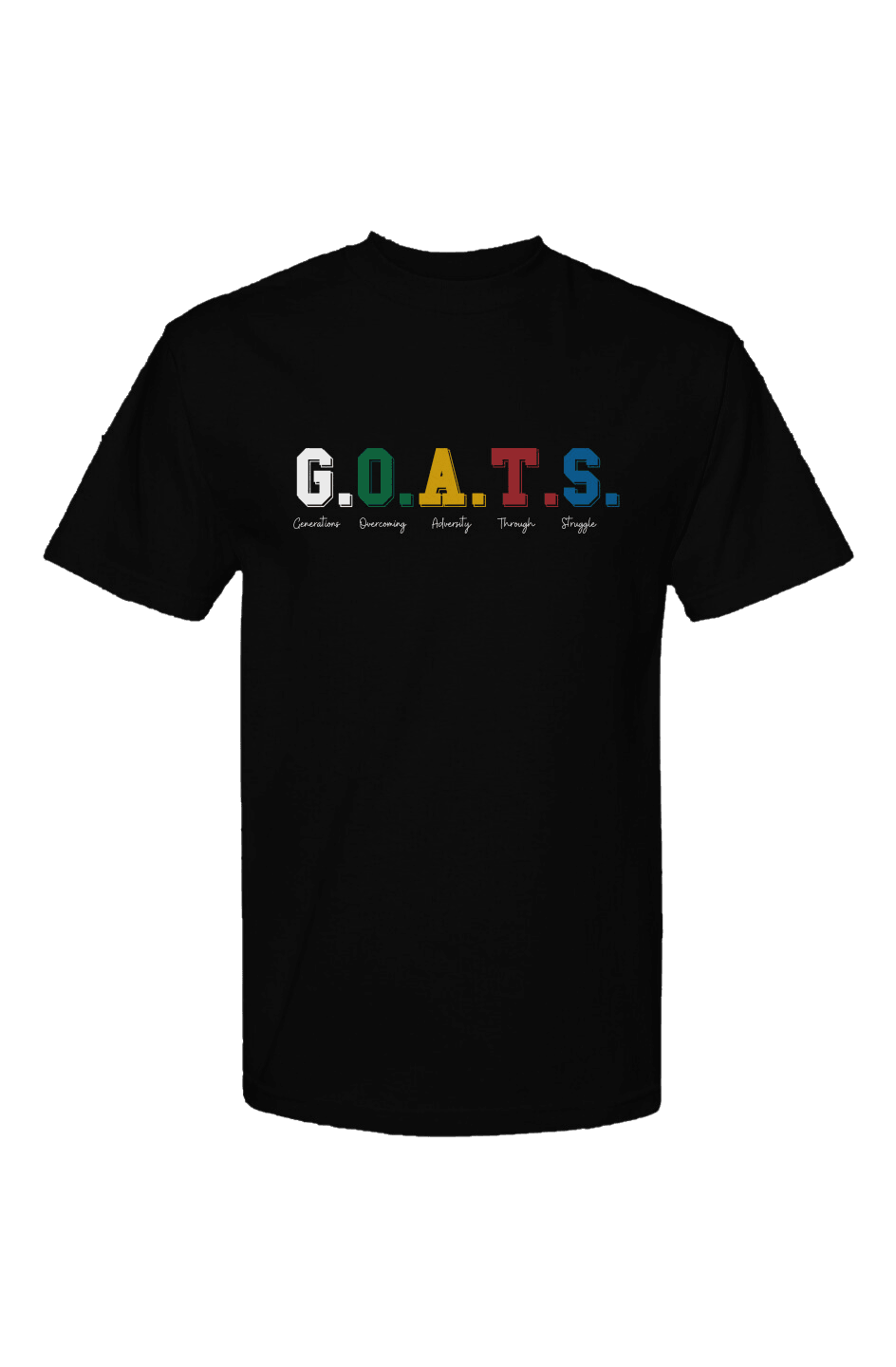 OG GOATS Streetwear Tee - Black - GOATS LLC